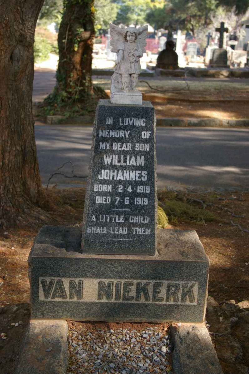 NIEKERK William Johannes, van 1919-1919