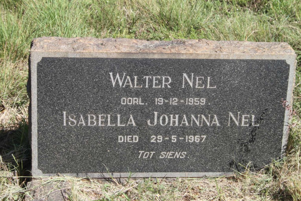 NEL Walter -1959 & Isabella Johanna -1967