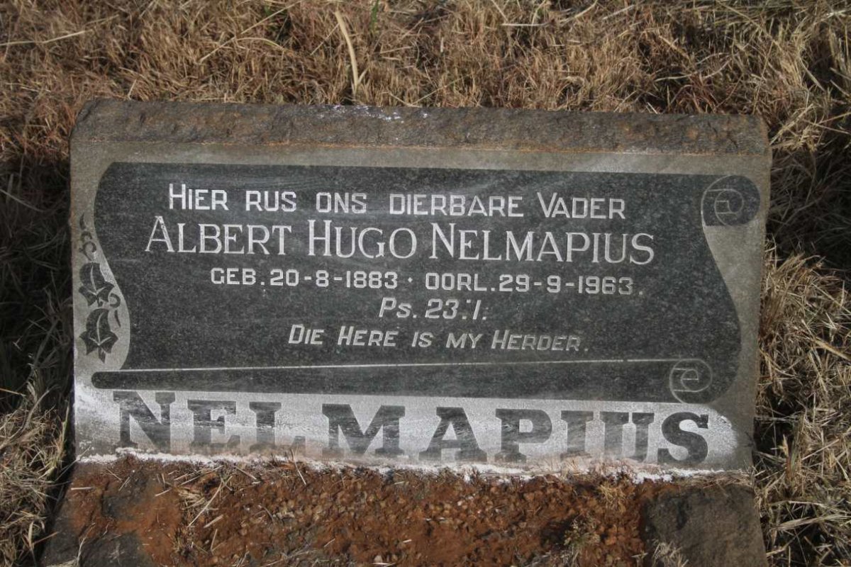 NELMAPIUS Albert Hugo 1883-1963