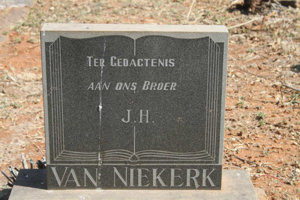 NIEKERK J.H., van 