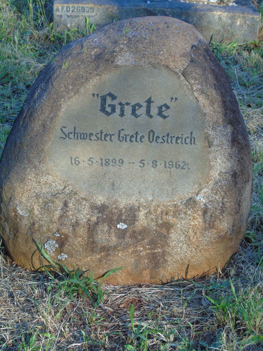 OESTREICH Grete 1899-1962
