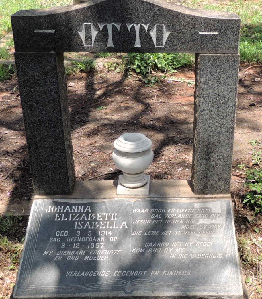 OTTO Johanna Elizabeth Isabella 1914-1957