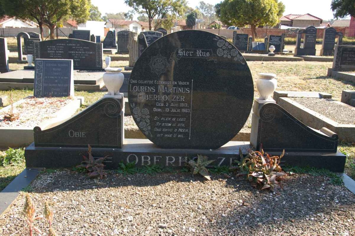 OBERHOLZER Lourens Martinus 1913-1963 