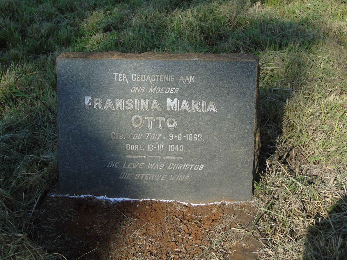 OTTO Fransina Maria 1863-1943