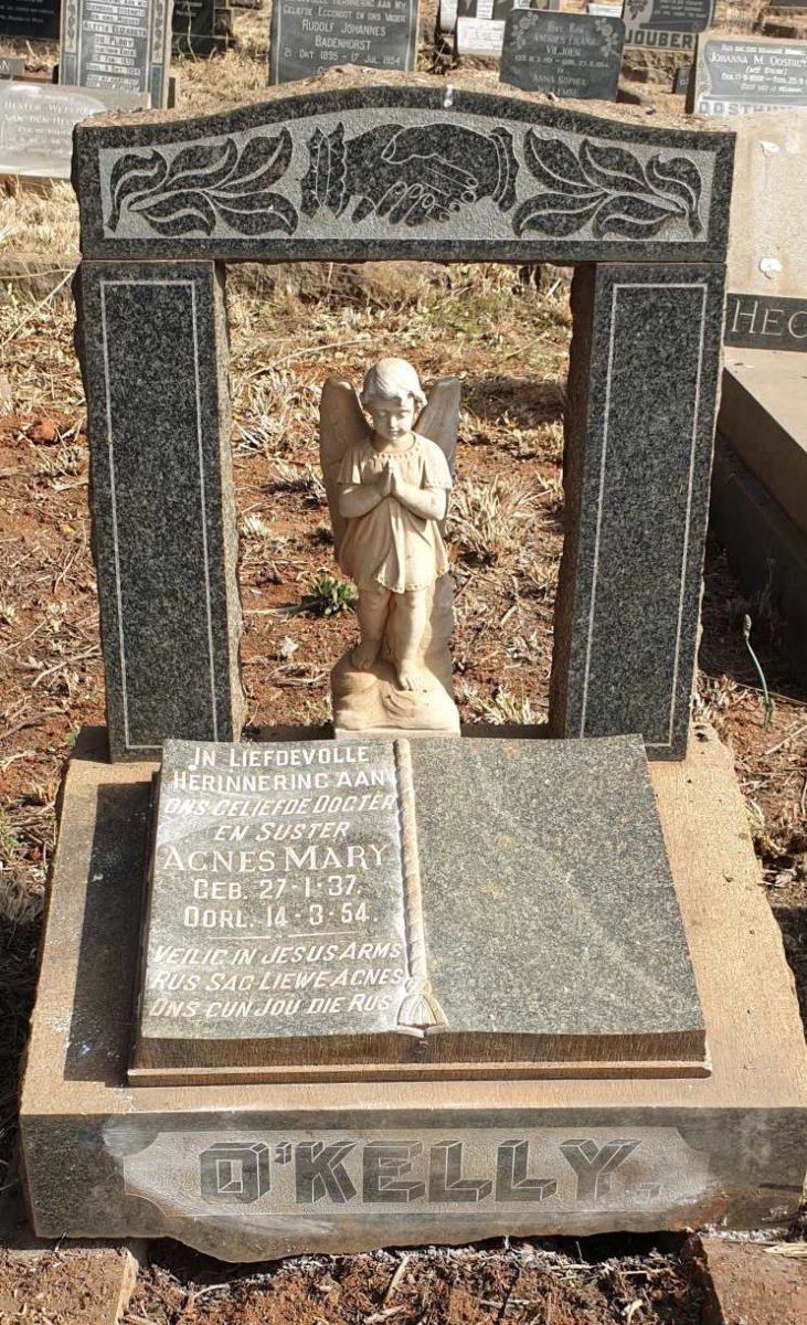 O'KELLY Agnes Mary 1937-1954