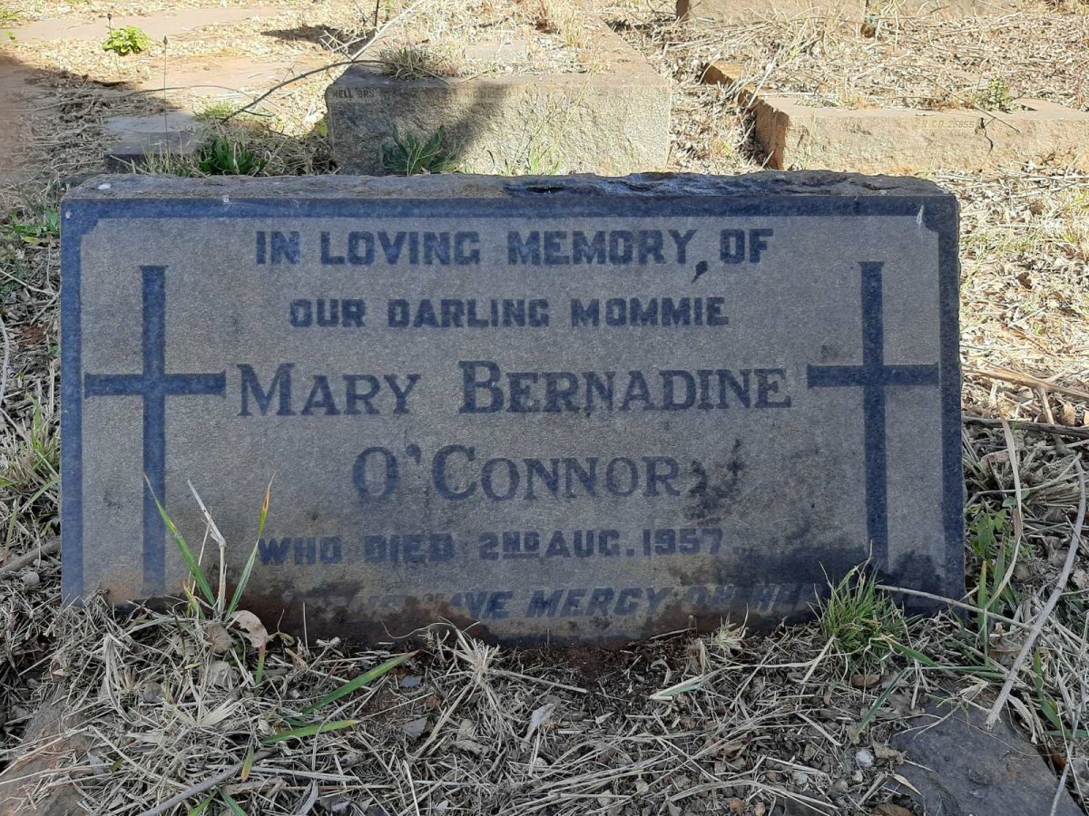 O'CONNOR Mary Bernadine -1957