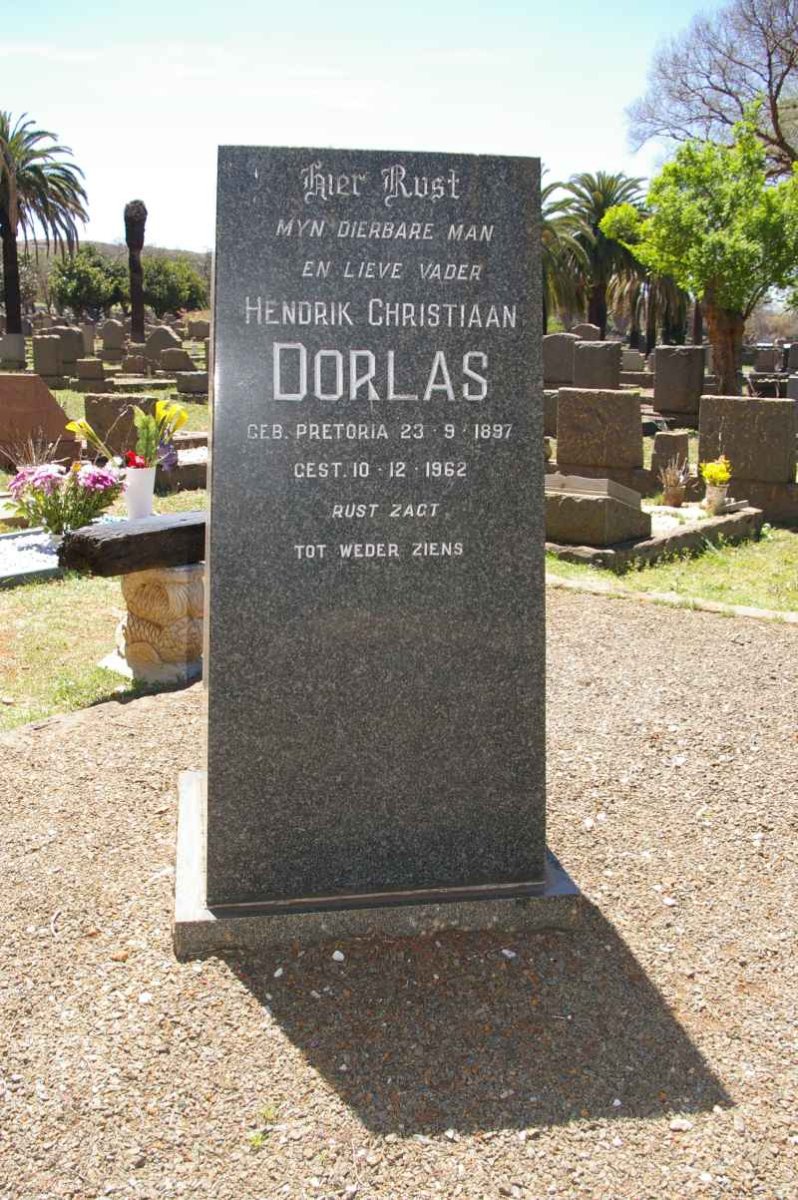 OORLAS Hendrik Christiaan 1897-1962