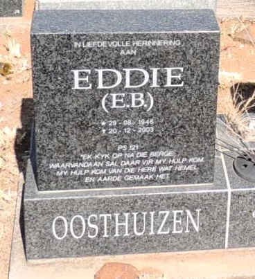 OOSTHUIZEN E.B. 1946-2003