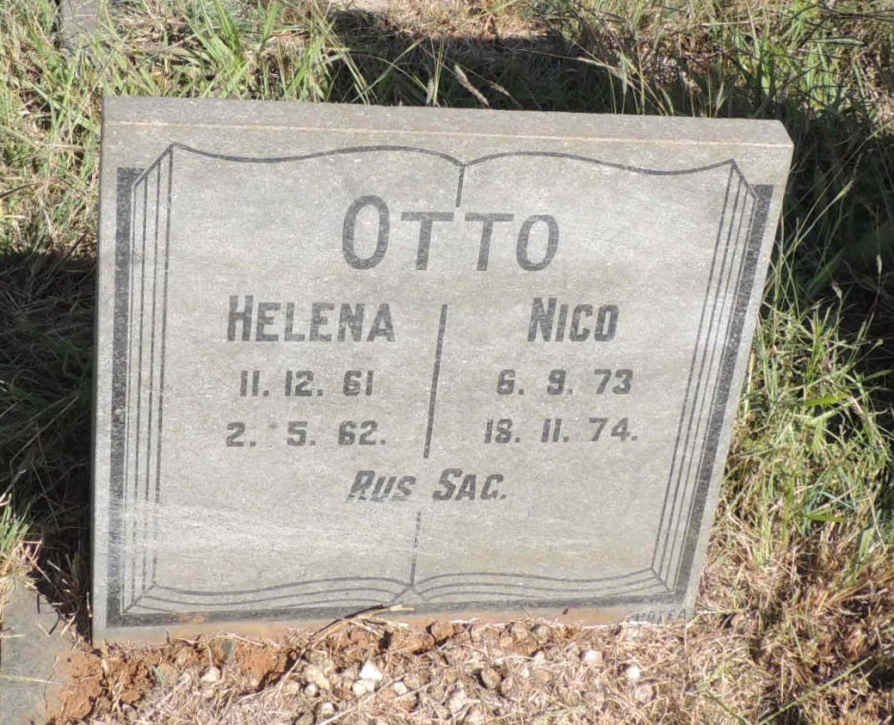 OTTO Helena 1961-1962 :: OTTO Nico 1973-1974