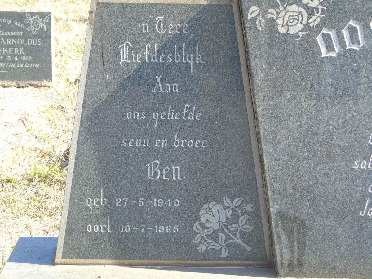 OOSTHUYSE Ben 1940-1965