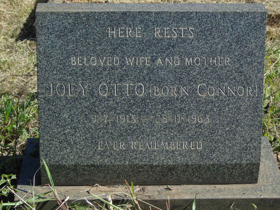OTTO Joey nee CONNOR 1913-1963 :: OTTO Patricia Anne 1937-1964 :: CONNOR Anne