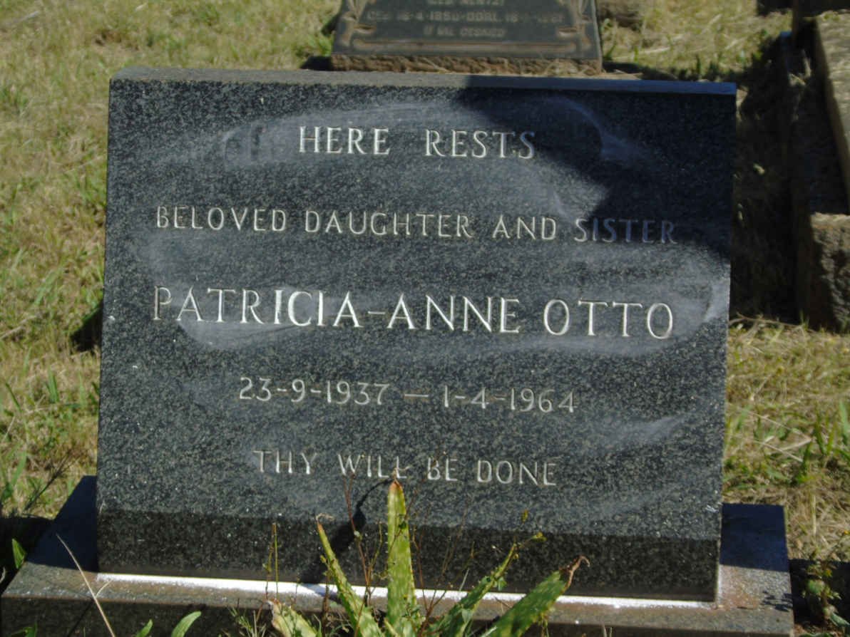 OTTO Joey nee CONNOR 1913-1963 :: OTTO Patricia Anne 1937-1964 :: CONNOR Anne