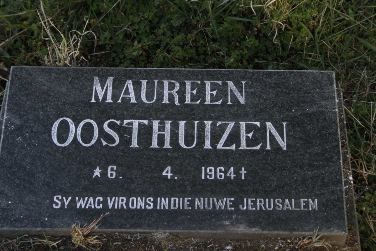 OOSTHUIZEN Maureen 1964-1964