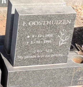 OOSTHUIZEN F. 1956-1998