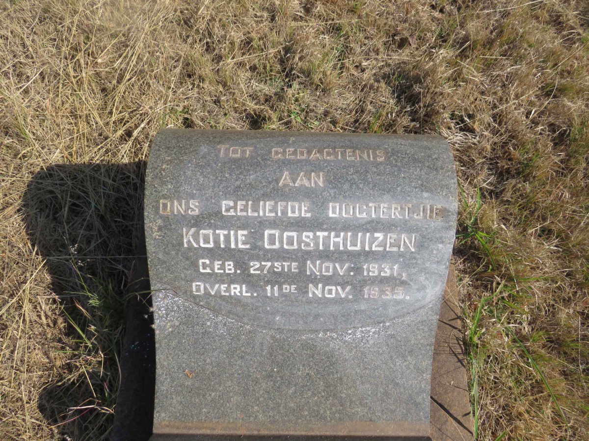 OOSTHUIZEN Kotie 1931-1935