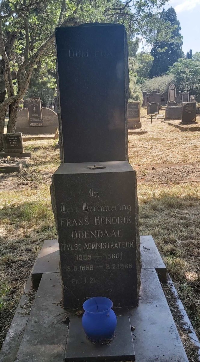 ODENDAAL Frans Hendrik 1898-1966