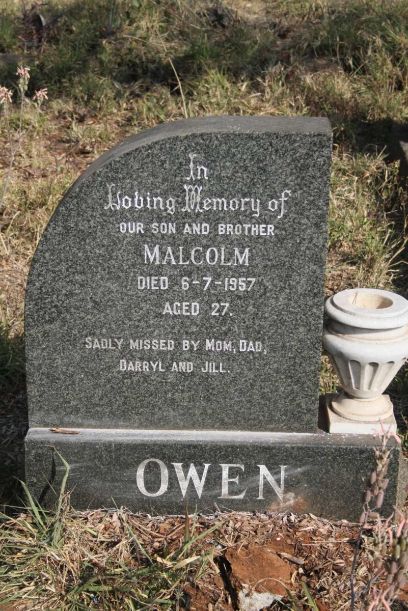 OWEN Malcolm -1957