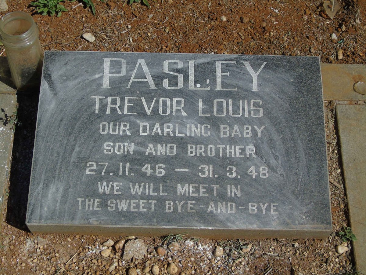 PASLEY Trevor Louis 1946-1948