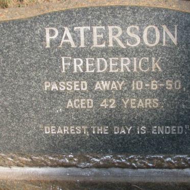 PATERSON Frederick -1950