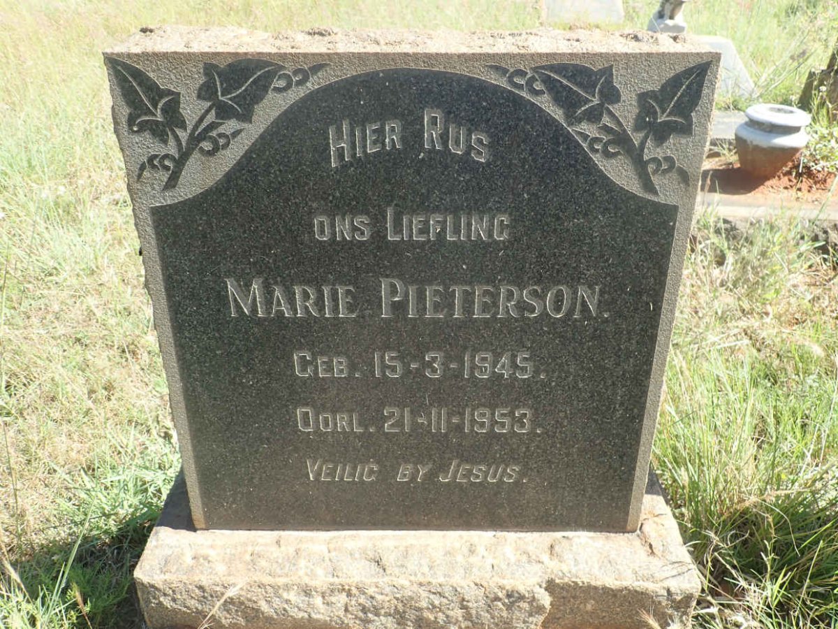 PIETERSON Marie 1945-1953