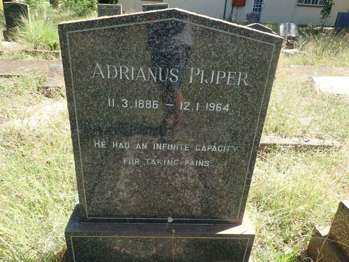 PIJPER Adrianus 1886-1964 