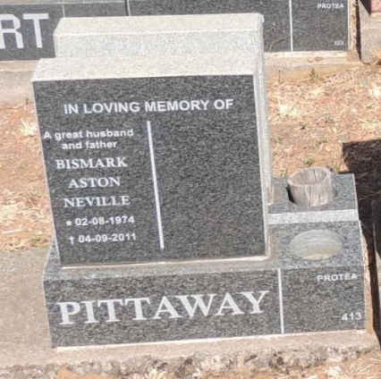 PITTAWAY Bismark Aston Neville 1974-2011