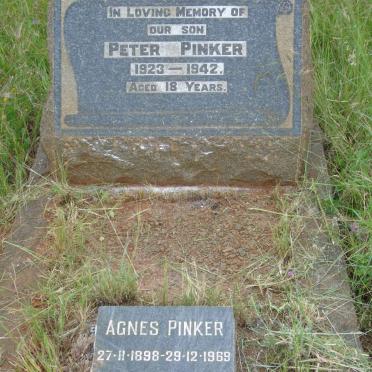 PINKER Norman 1894-1994 & Agnes 1898-1969 :: PINKER Peter 1923-1942 
