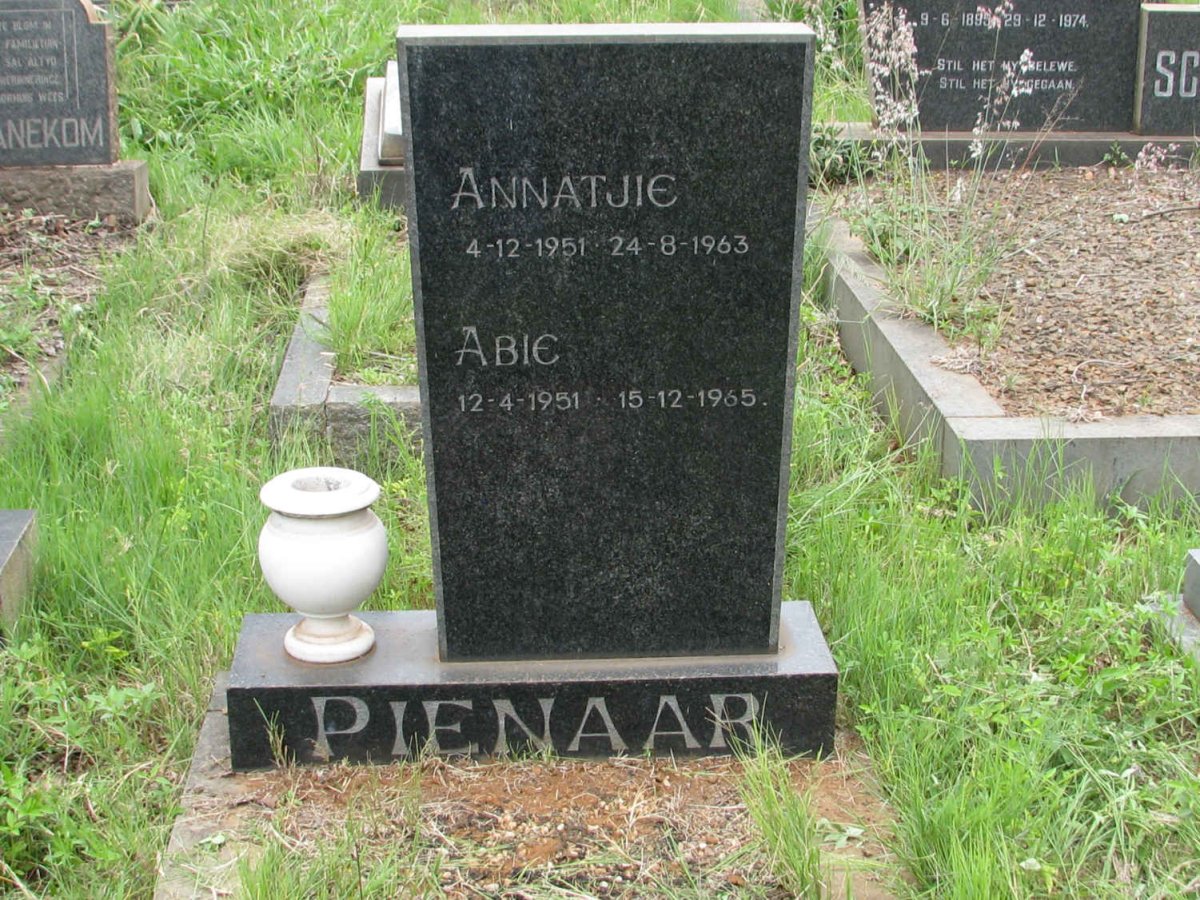 PIENAAR Abie 1951-1965 :: PIENAAR Annatjie 1951-1963