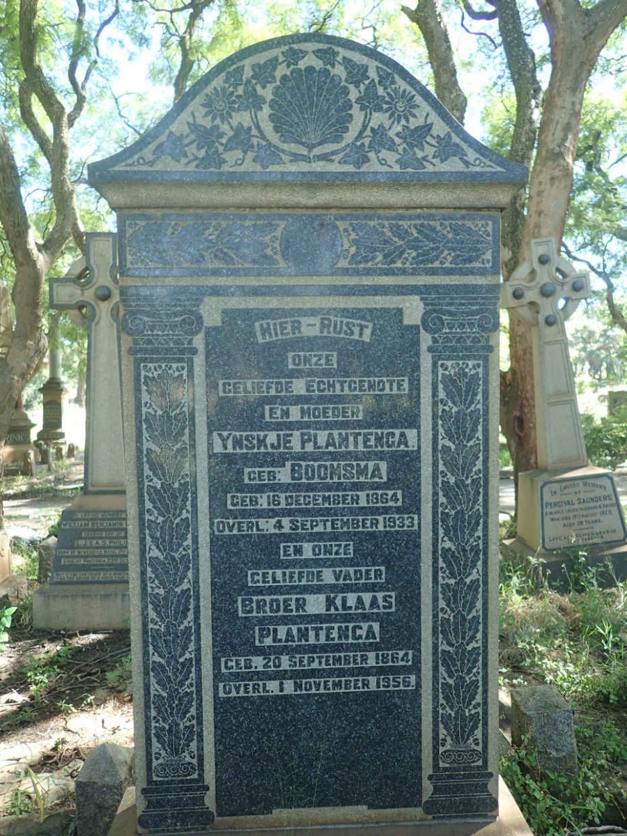 PLATENCA Klaas 1864-1956 &amp; Ynskje BOOMSMA 1864-1933