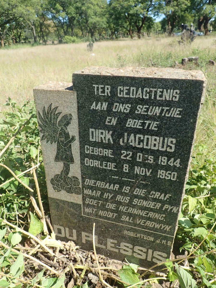 PLESSIS Dirk Jacobus, du 1944-1950