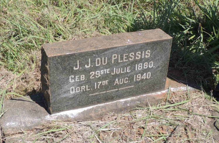 PLESSIS J.J., du 1880-1940