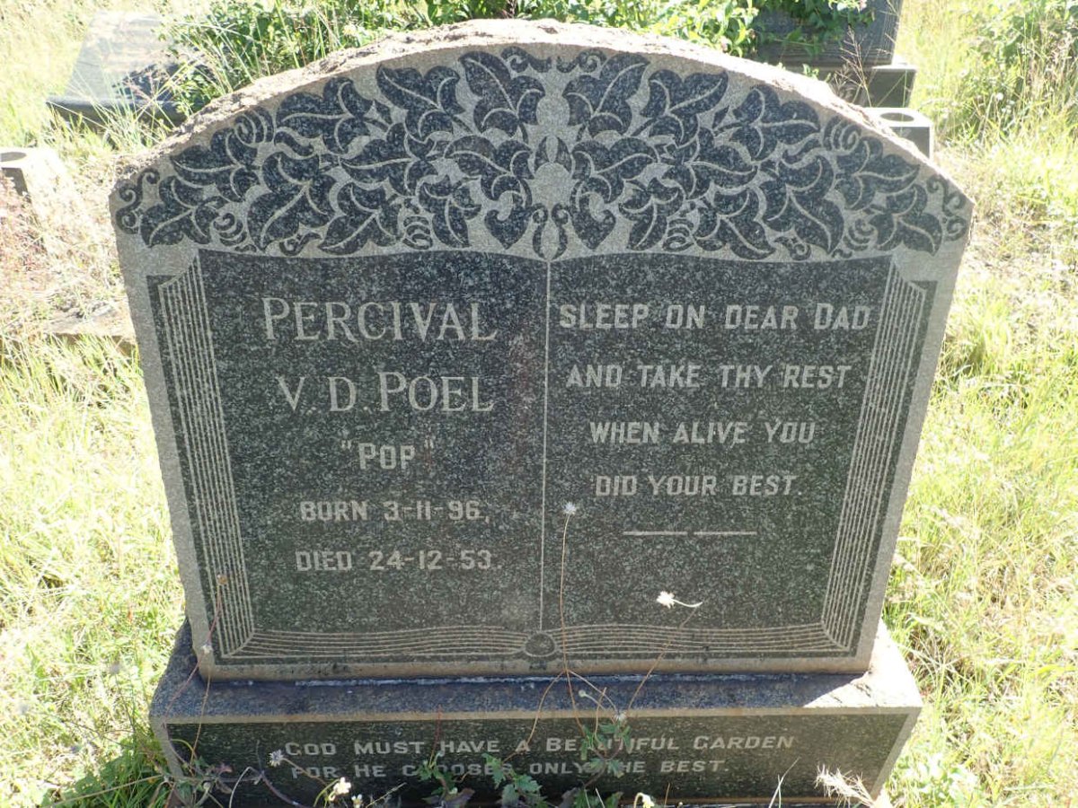 POEL Percival, v.d. 1896-1953