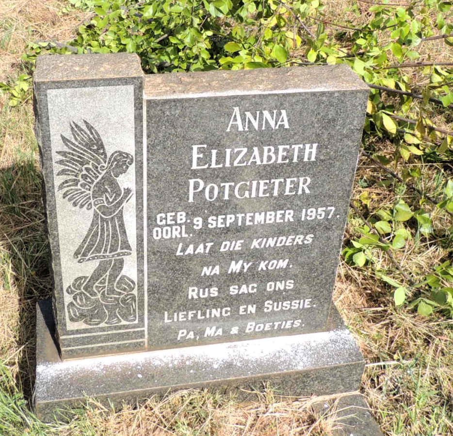 POTGIETER Anna Elizabeth 1957-1957