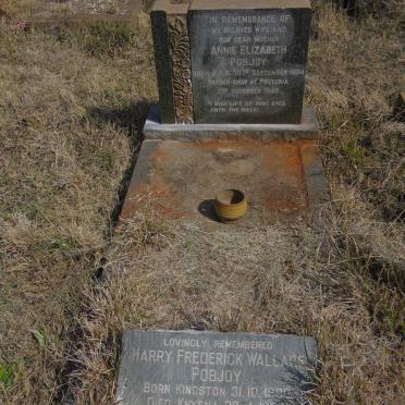 POBJOY Harry Frederick Wallace 1890-1968 &amp; Annie Elizabeth 1894-1949