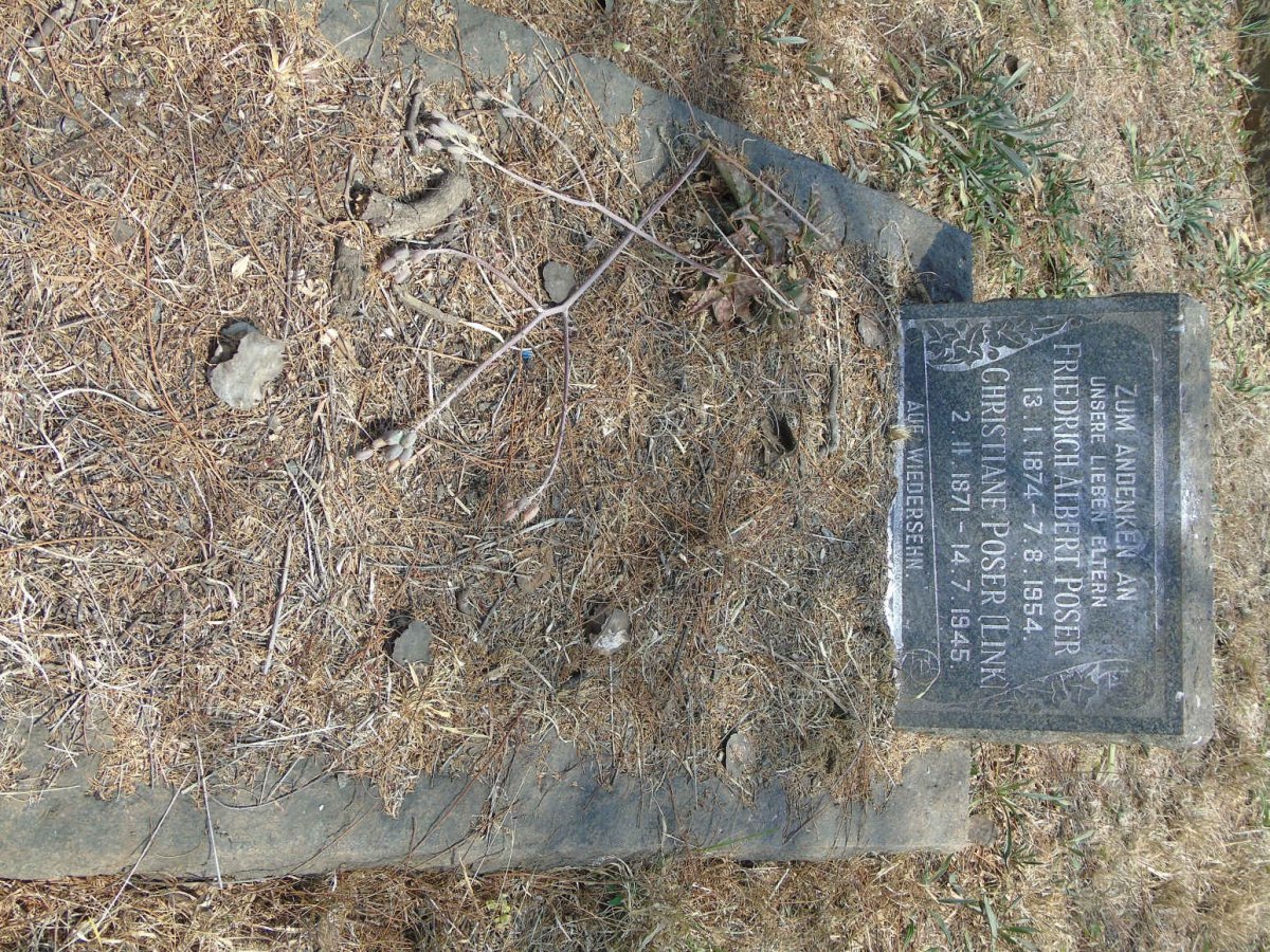 POSER Friedrich Albert 1874-1954 &amp; Christiane LINK 1871-1945