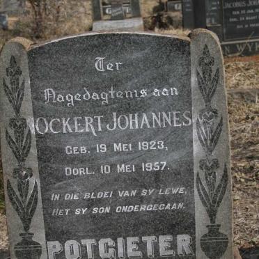 POTGIETER Ockert Johannes 1923-1957