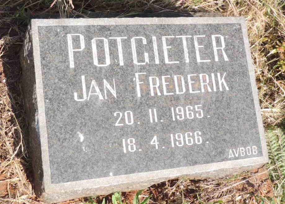 POTGIETER Jan Frederik 1965-1966