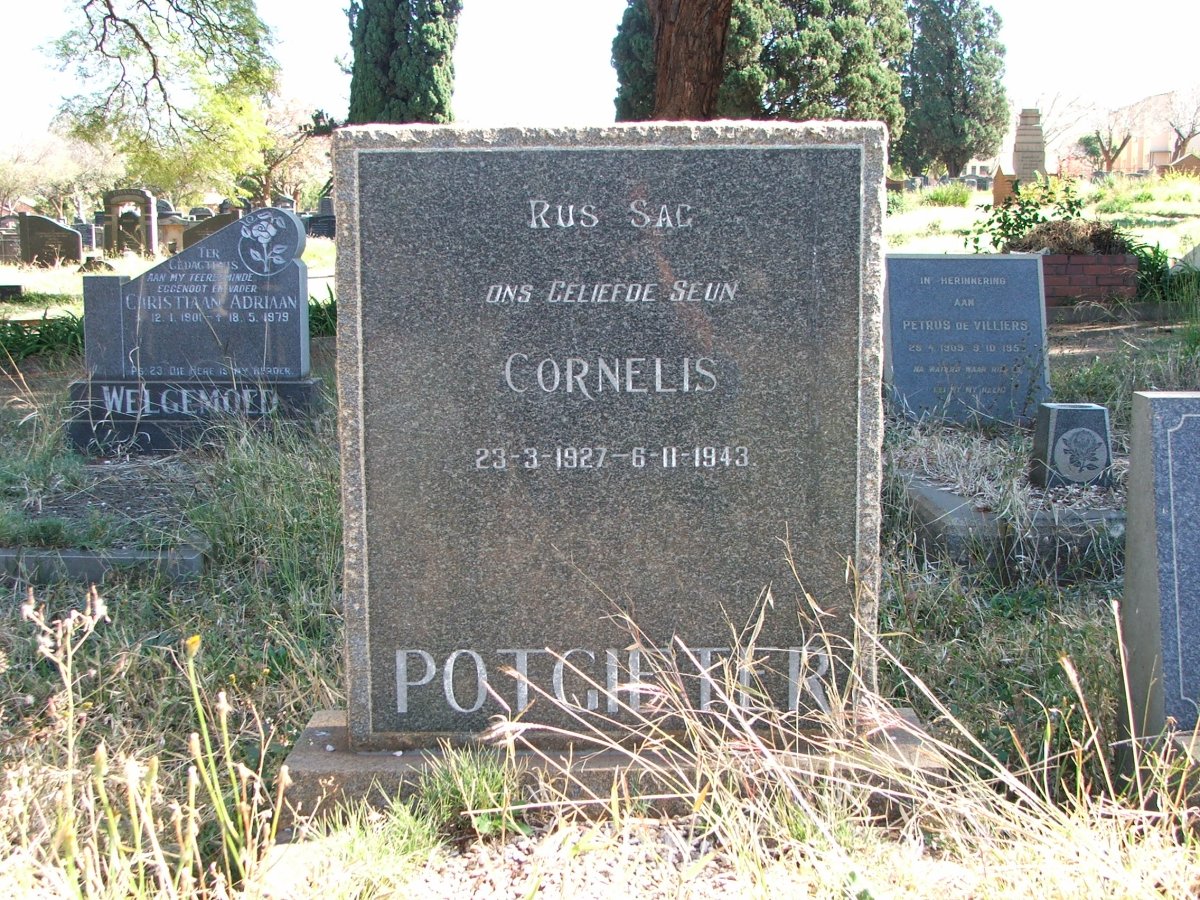 POTGIETER Cornelis 1927-1943