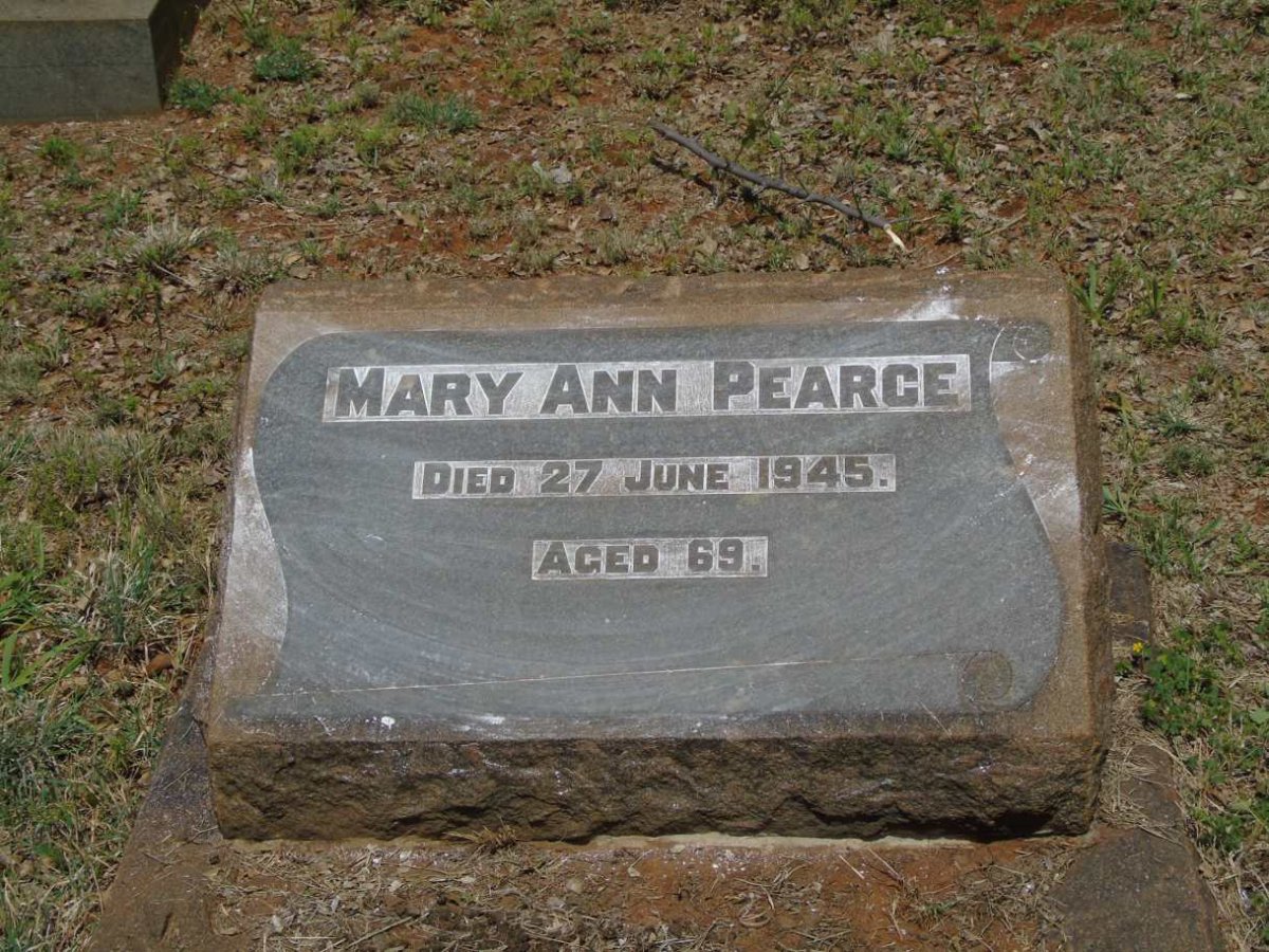 PEARCE Mary Ann -1945