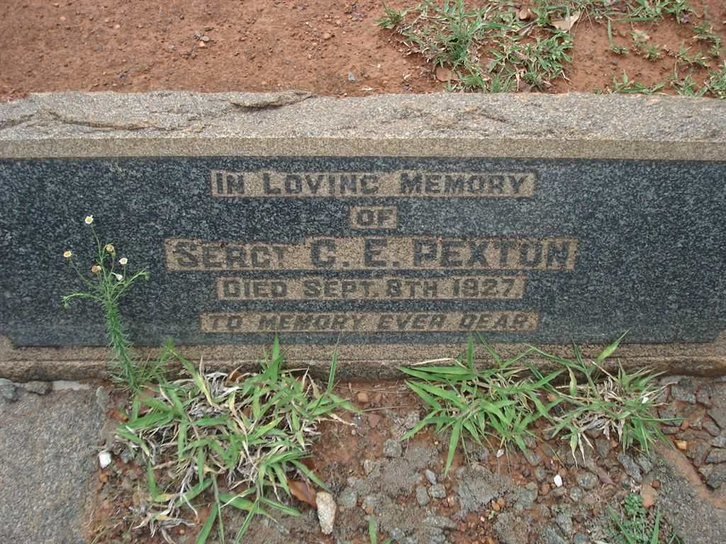 PEXTON C.E. -1927