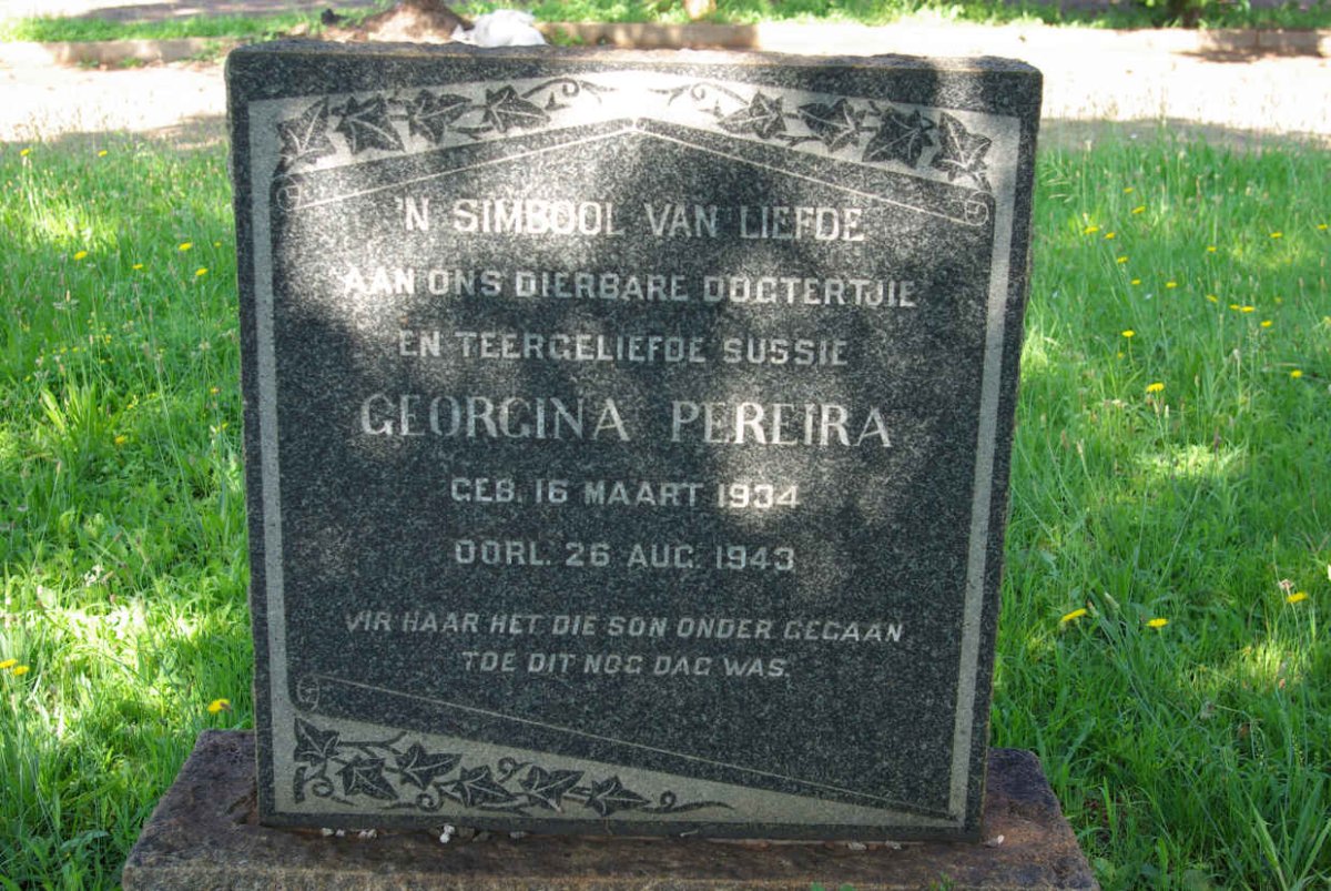 PEREIRA Georgina 1934-1943