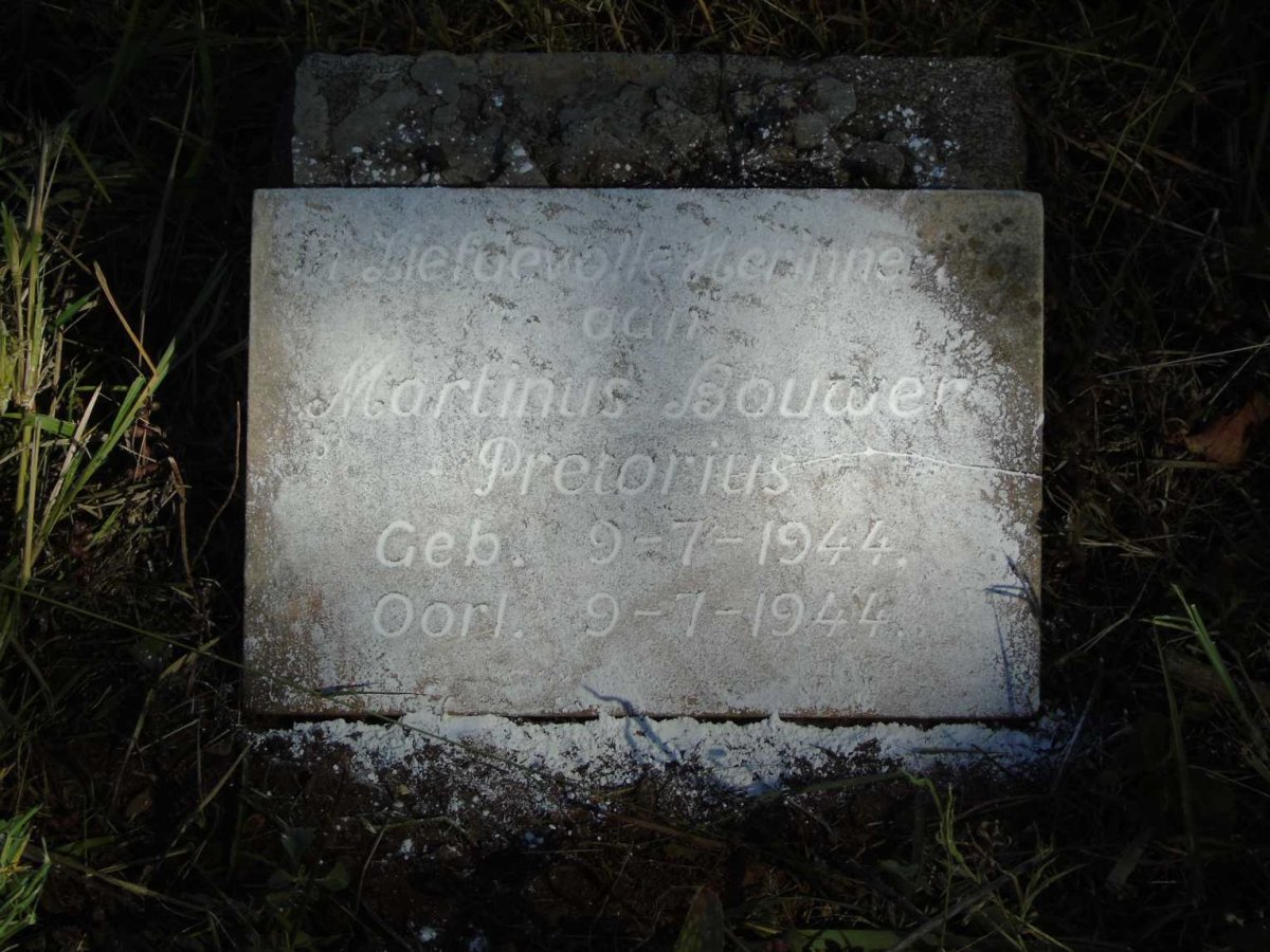 PRETORIUS Martinus Bouwer 1944-1944