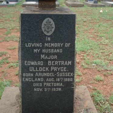 PRYCE Edward Bertram Ullock 1880-1938
