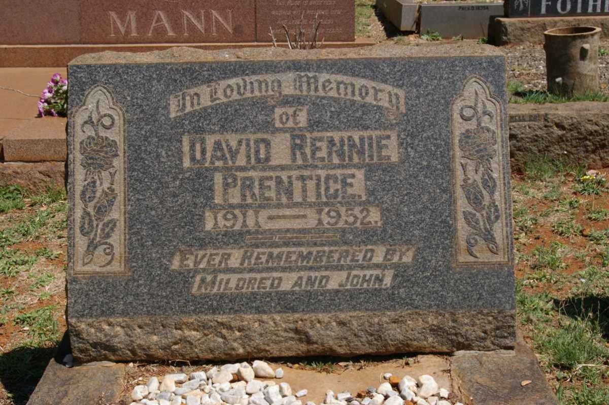 PRENTICE David Rennie 1911-1952