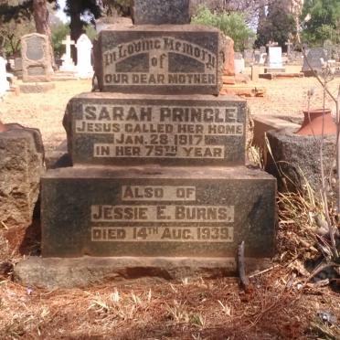 PRINGLE Sarah -1917 :: BURNS Jessie E. -1939