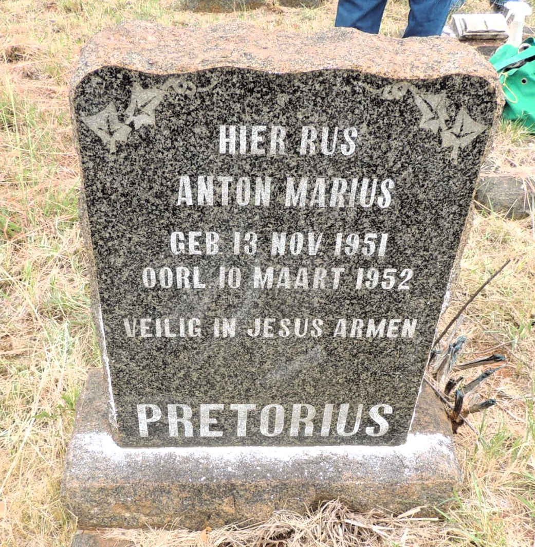 PRETORIUS Anton Marius 1951-1952