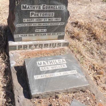 PRETORIUS Mathys Cornelius 1899-1957 & Mathilda MULLER 1905-1986 :: PRETORIUS Mathys Cornelius 1945-2004_1