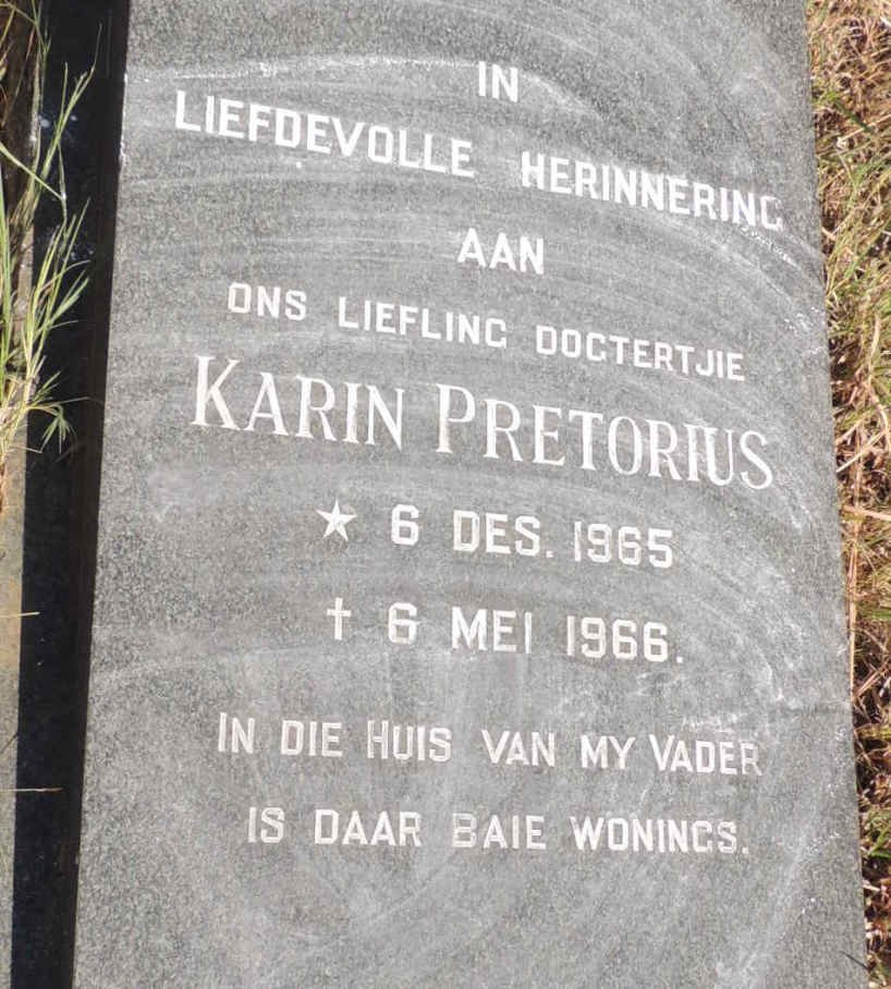 PRETORIUS Karin 1965-1965
