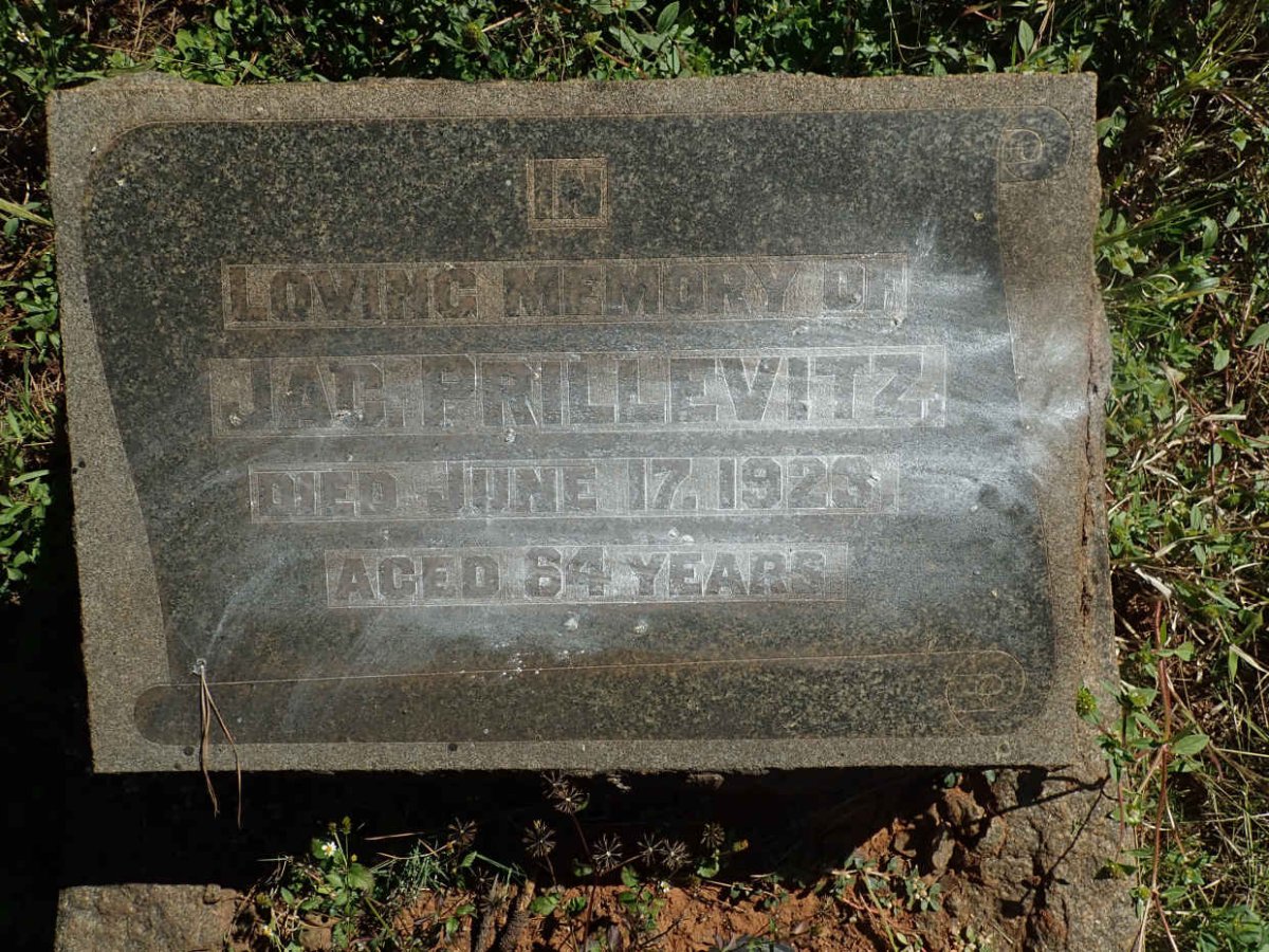 PRILLEVITZ Jac -1923