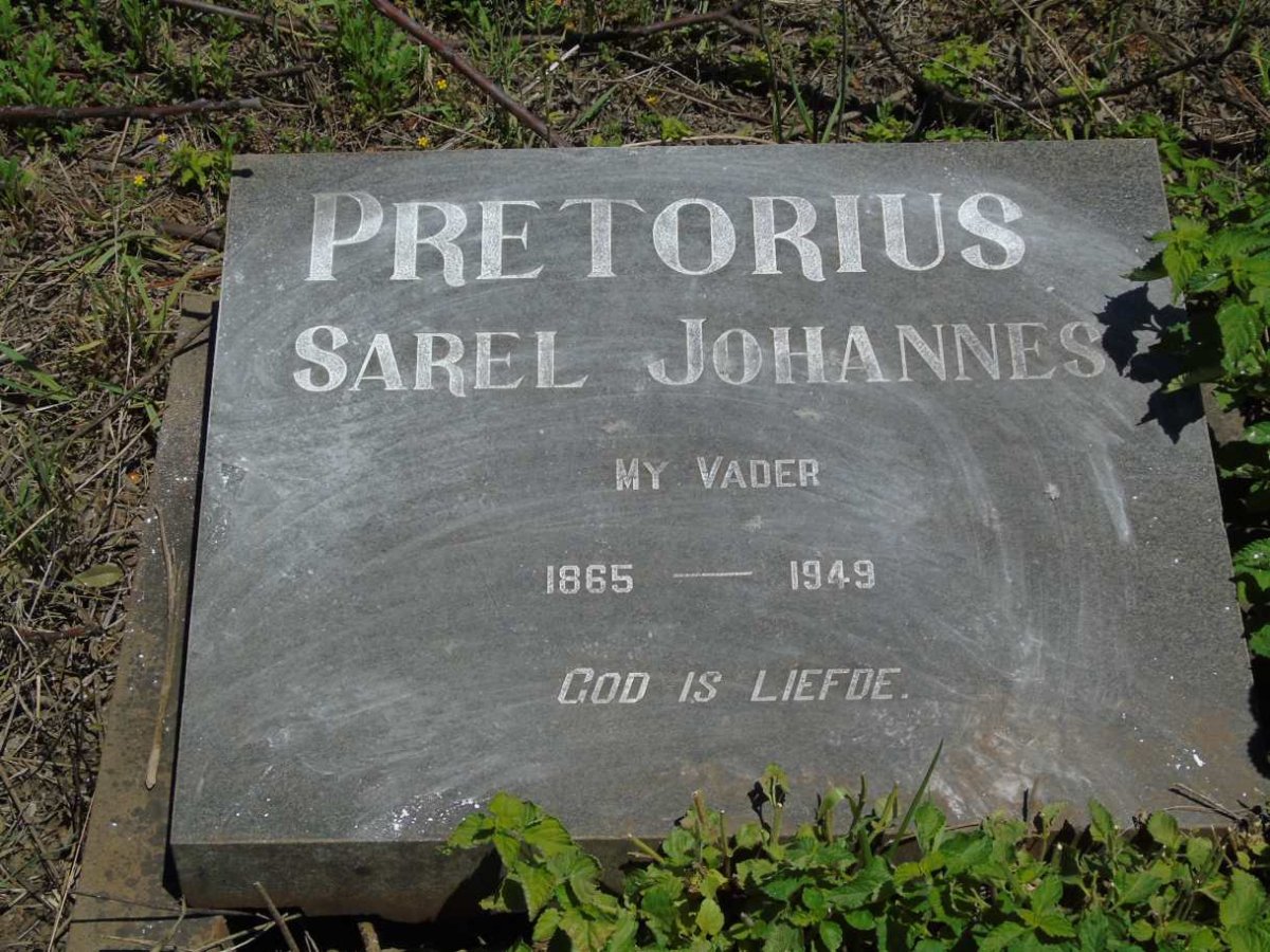 PRETORIUS Sarel Johannes 1865-1949